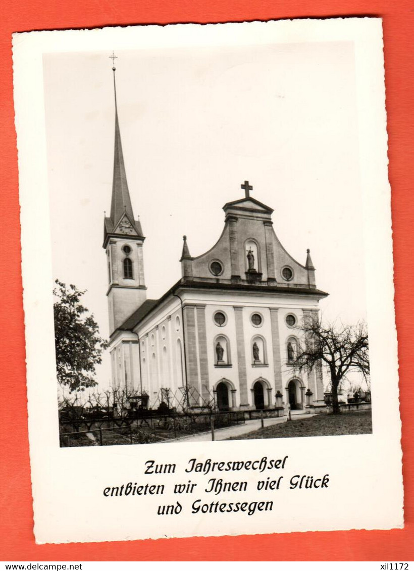 ZDD-24 Rain Wahlkreis Hochdorf, Pfarrkirche,Zum Jahreswechsel  Gelaufen 1961  Gross Format - Hochdorf