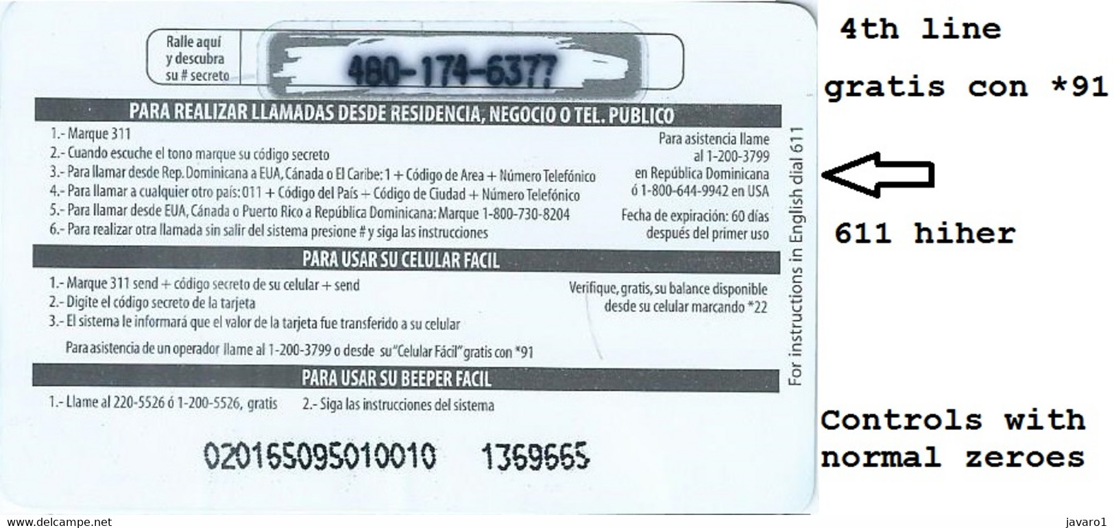 CODETEL-KEYBOARD : K09.K RD$145 *91 USED Exp: 60 DIAS - Dominicaanse Republiek