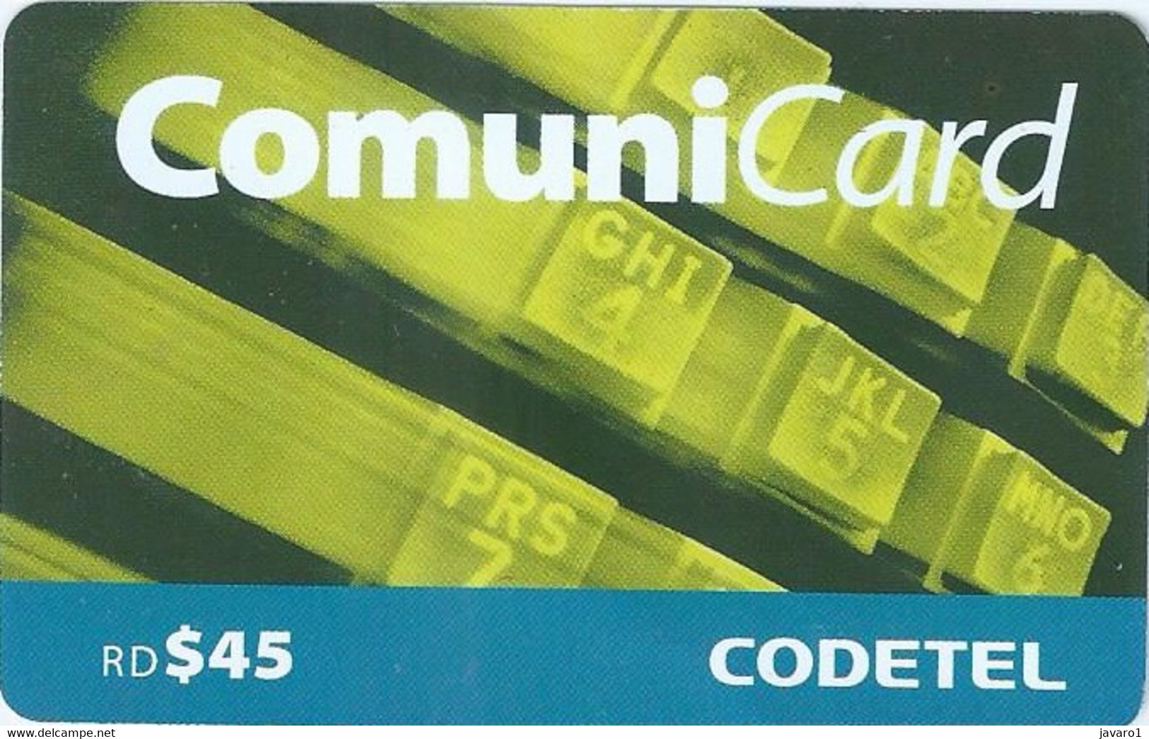 CODETEL-KEYBOARD : K03.K RD$ 45 *91 USED Exp: 60 DIAS - Dominicana