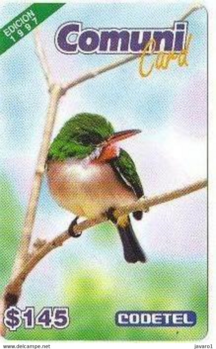 CODETEL : DMC017 $145 Comuni Card Ed.97 Bird USED Exp: 3 MONTHS - Dominicana