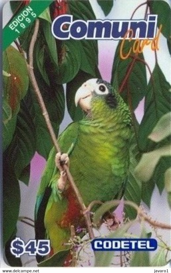 CODETEL : DMC003 $45 Comuni Card Ed.95 Bird MINT Exp: 31 DEC 1996 - Dominicana