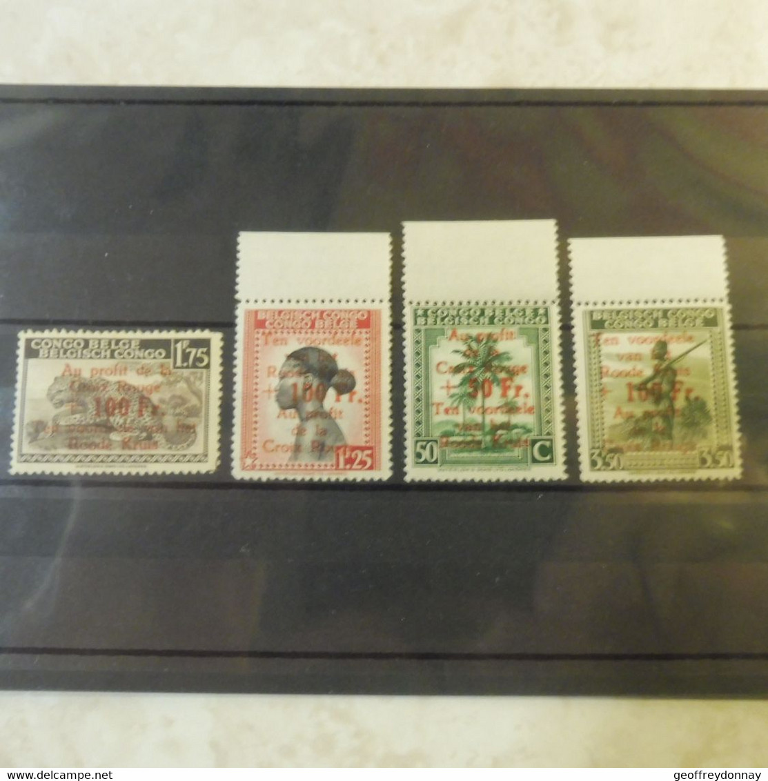 Congo Belgisch Belge 270/73 Mnh Neuf ** ( 1944 ) Bord De Feuille - Ungebraucht