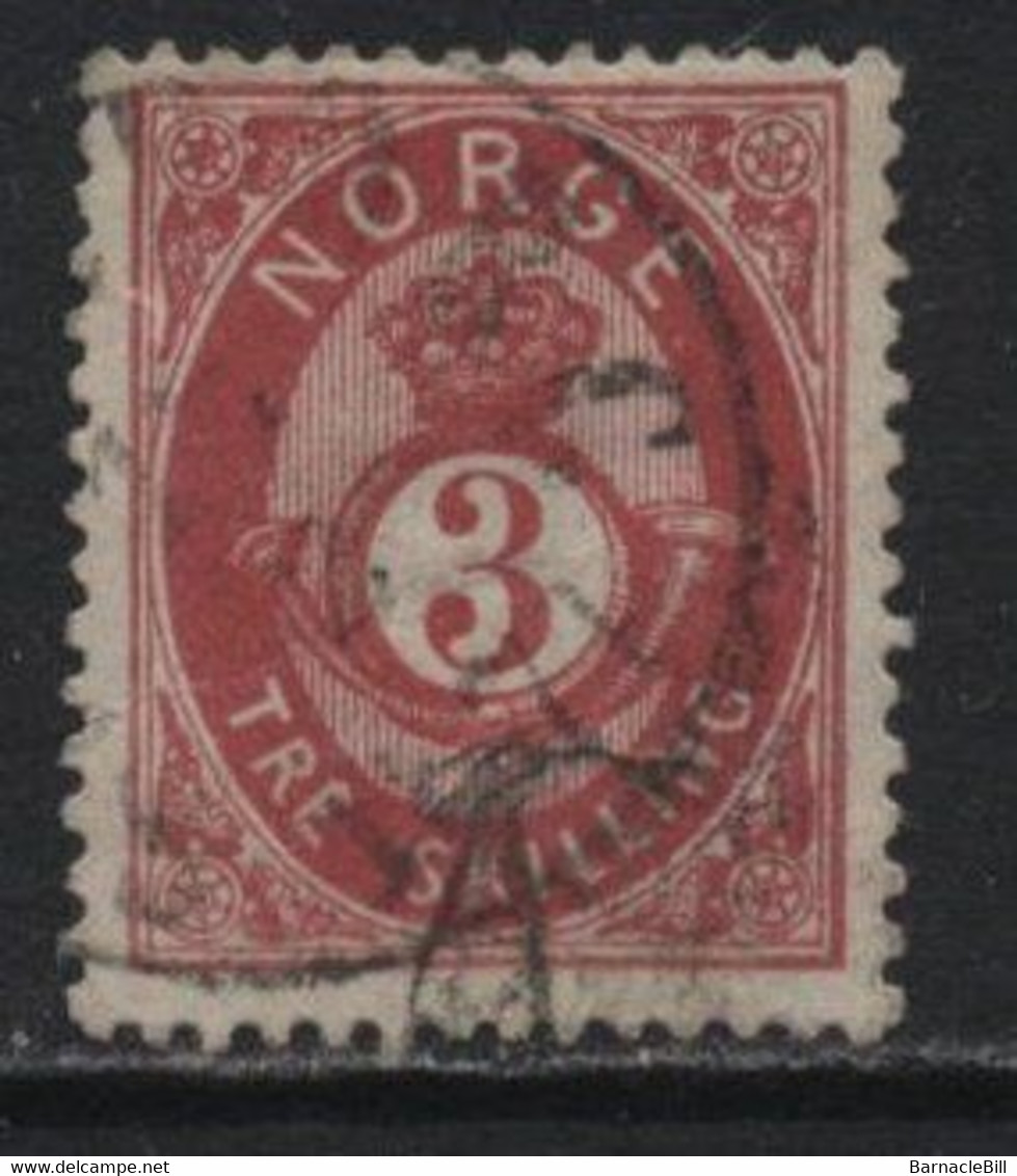 Norway (21) 1872 3 Sk. Used. - Ongebruikt