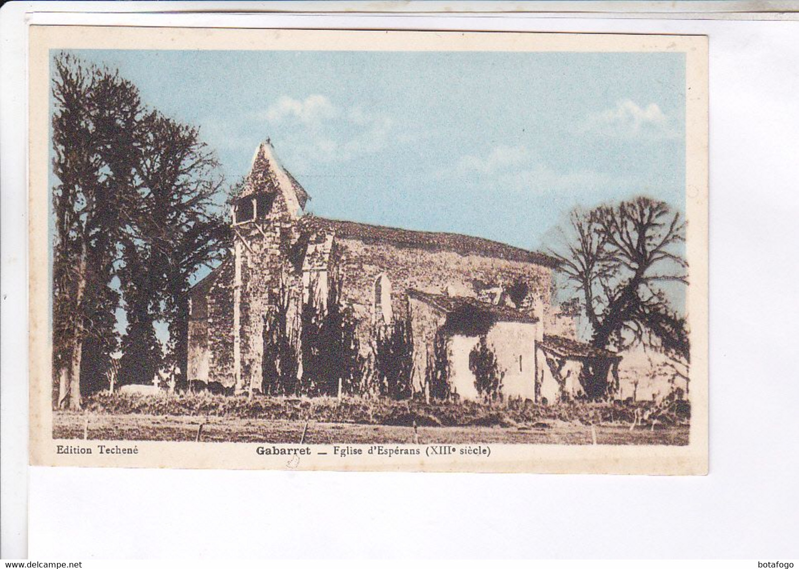 CPA  DPT 40 GABARRET, EGLISE D ESPERANS - Gabarret