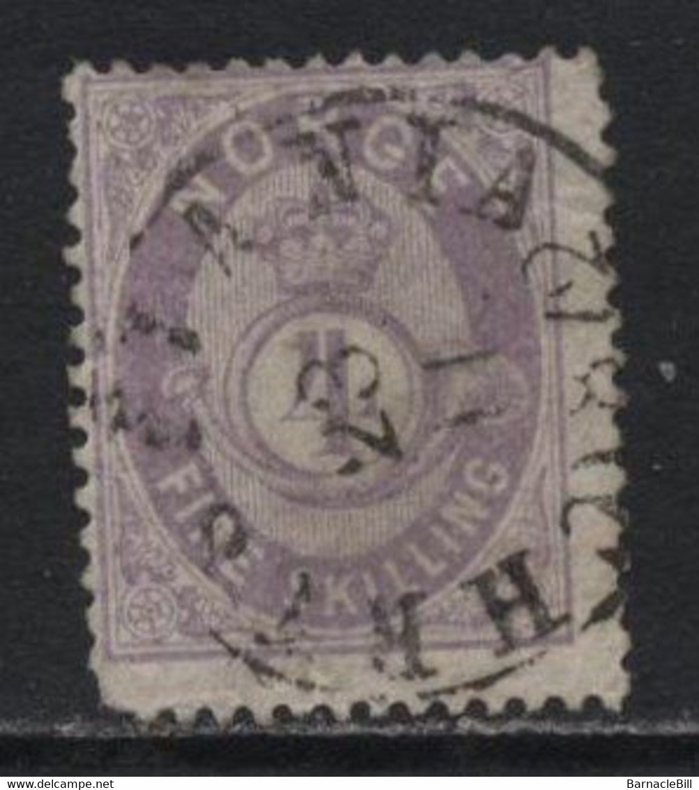 Norway (22) 1872 4 Sk. Used. - Ongebruikt