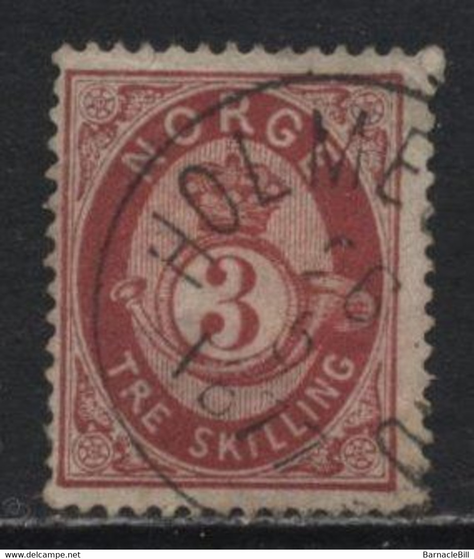 Norway (27) 1872 3 Sk. Used. - Ongebruikt