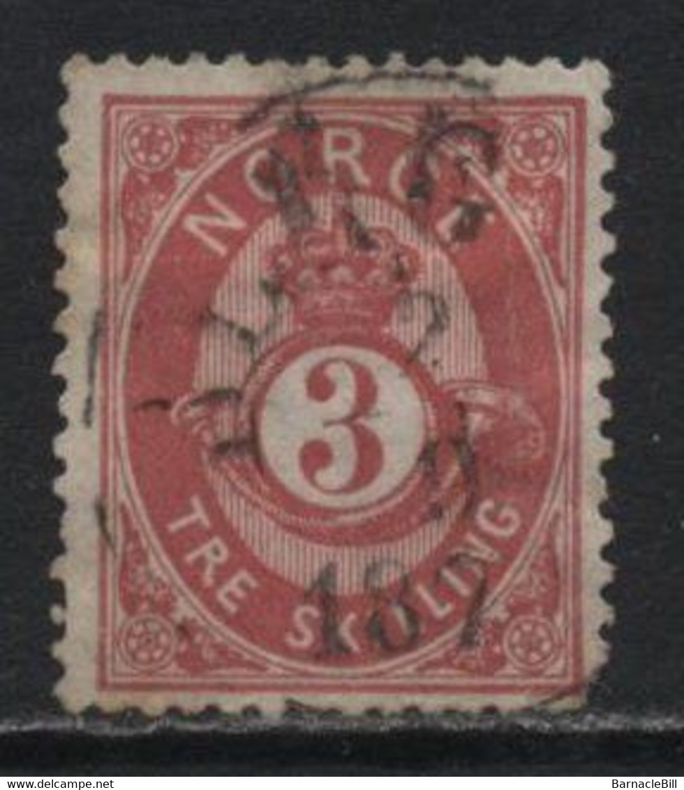 Norway (28) 1872 3 Sk. Used. - Neufs