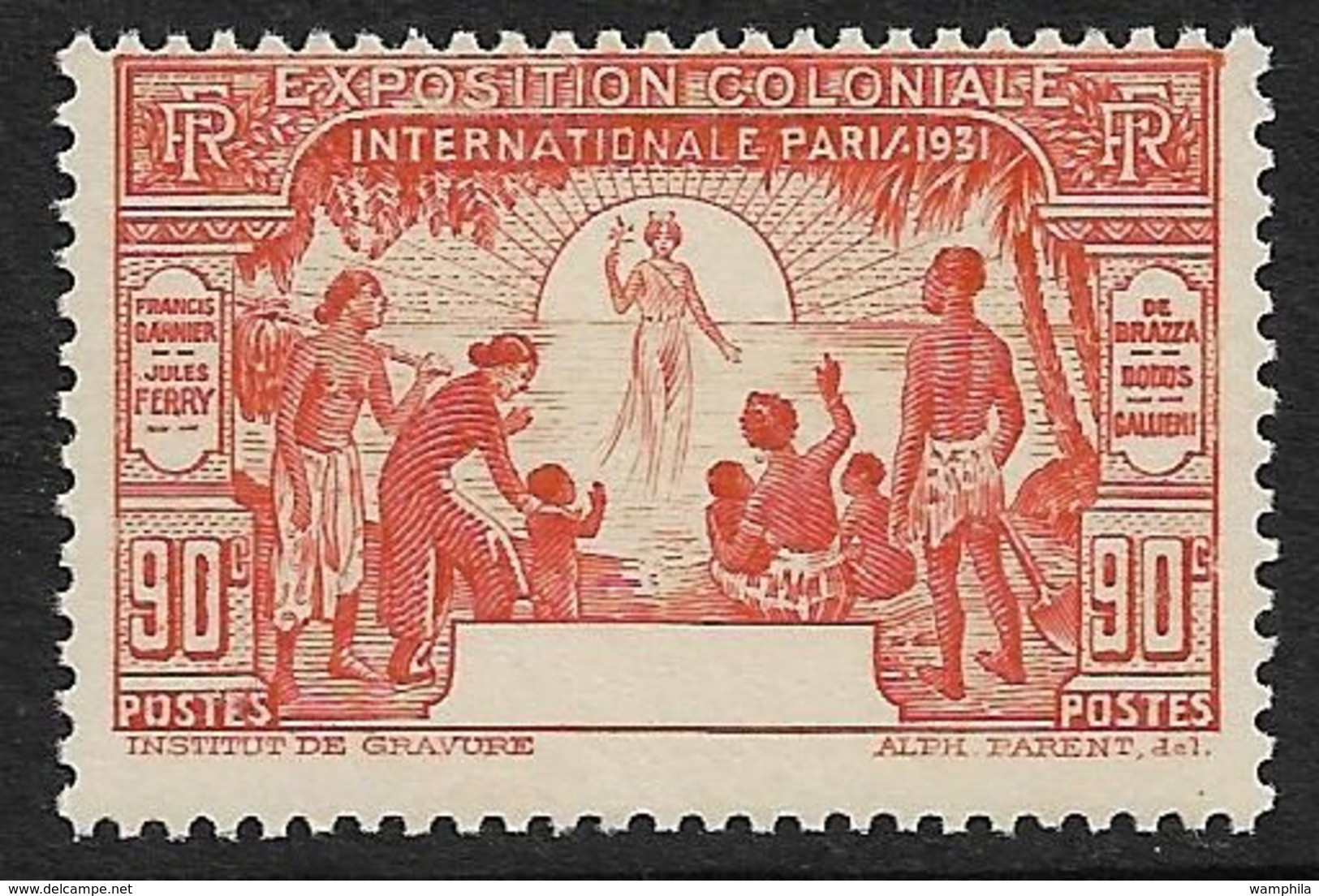 Cameroun 1931 Variété 151a Neuf** MNH Sans Cameroun, Cote YT 65€ - Neufs