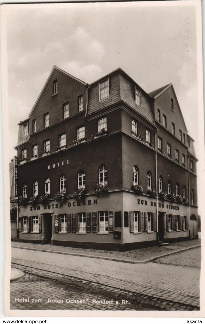CPA AK Bendorf - Hotel Zum Roten Ochsen GERMANY (1069139) - Bendorf