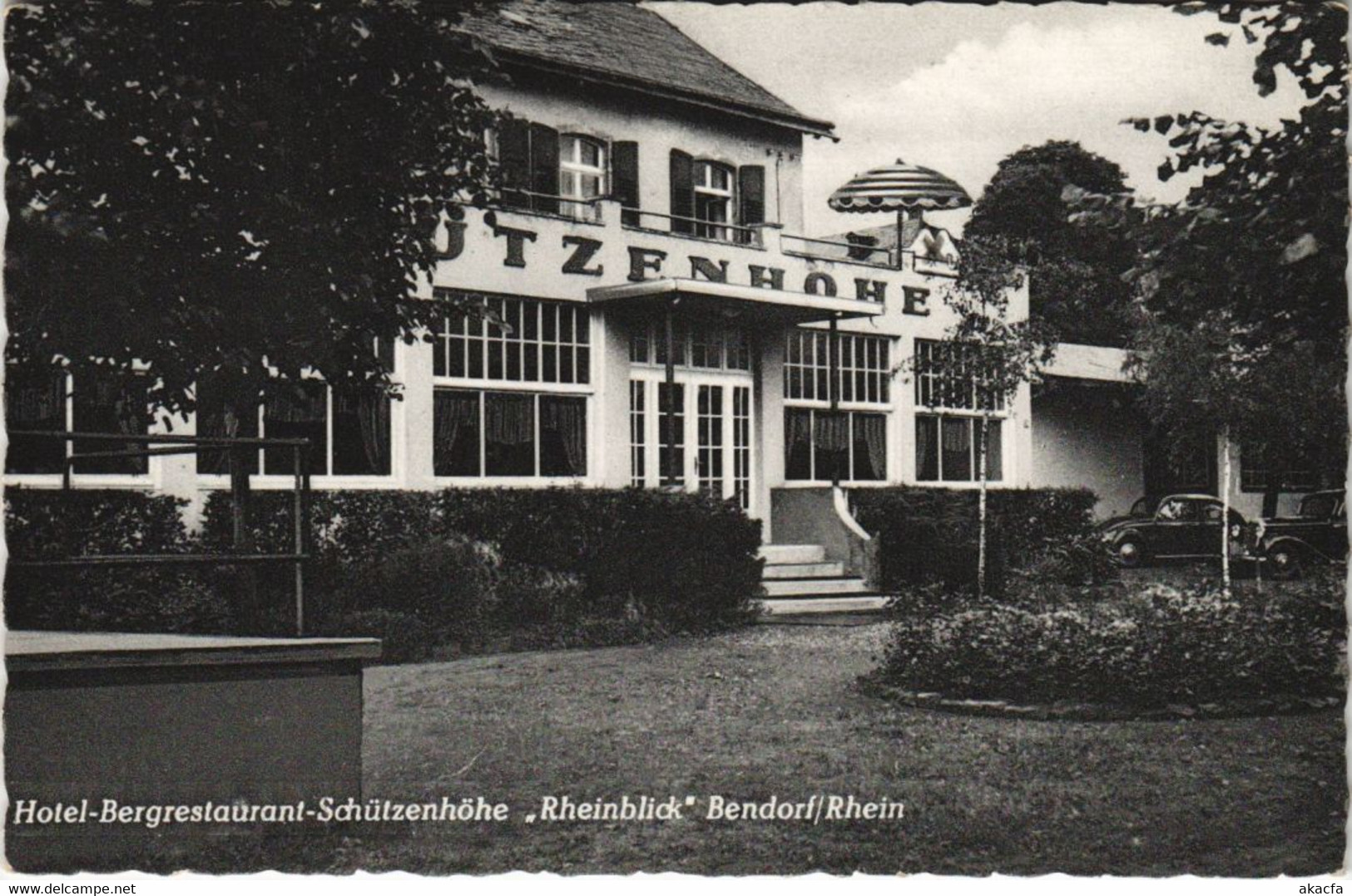 CPA AK Bendorf - Hotel-Bergrestaurant-Schutzenhohe Rheinblick GERMANY (1069140) - Bendorf