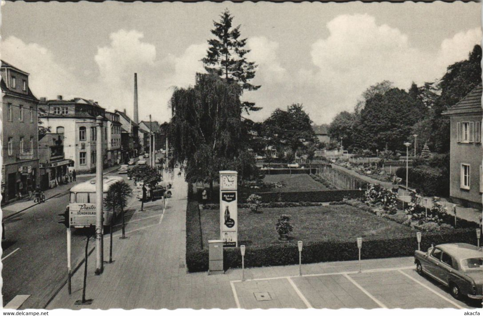 CPA AK Bendorf - Hauptstrasse Mit Stadtpark GERMANY (1069142) - Bendorf