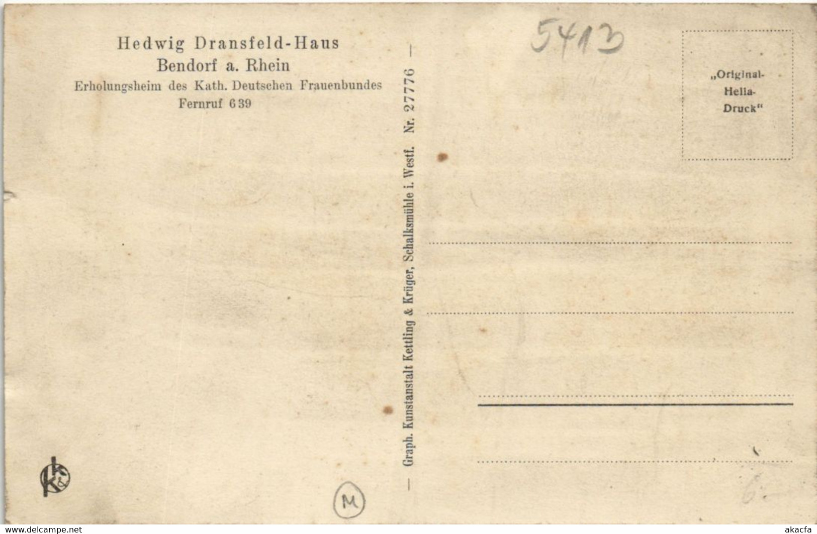 CPA AK Bendorf - Hedwig Dransfeld-Haus GERMANY (1069158) - Bendorf
