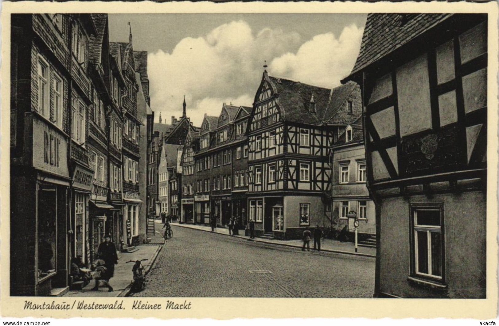 CPA AK Montabaur - Kleiner Markt GERMANY (1069180) - Montabaur