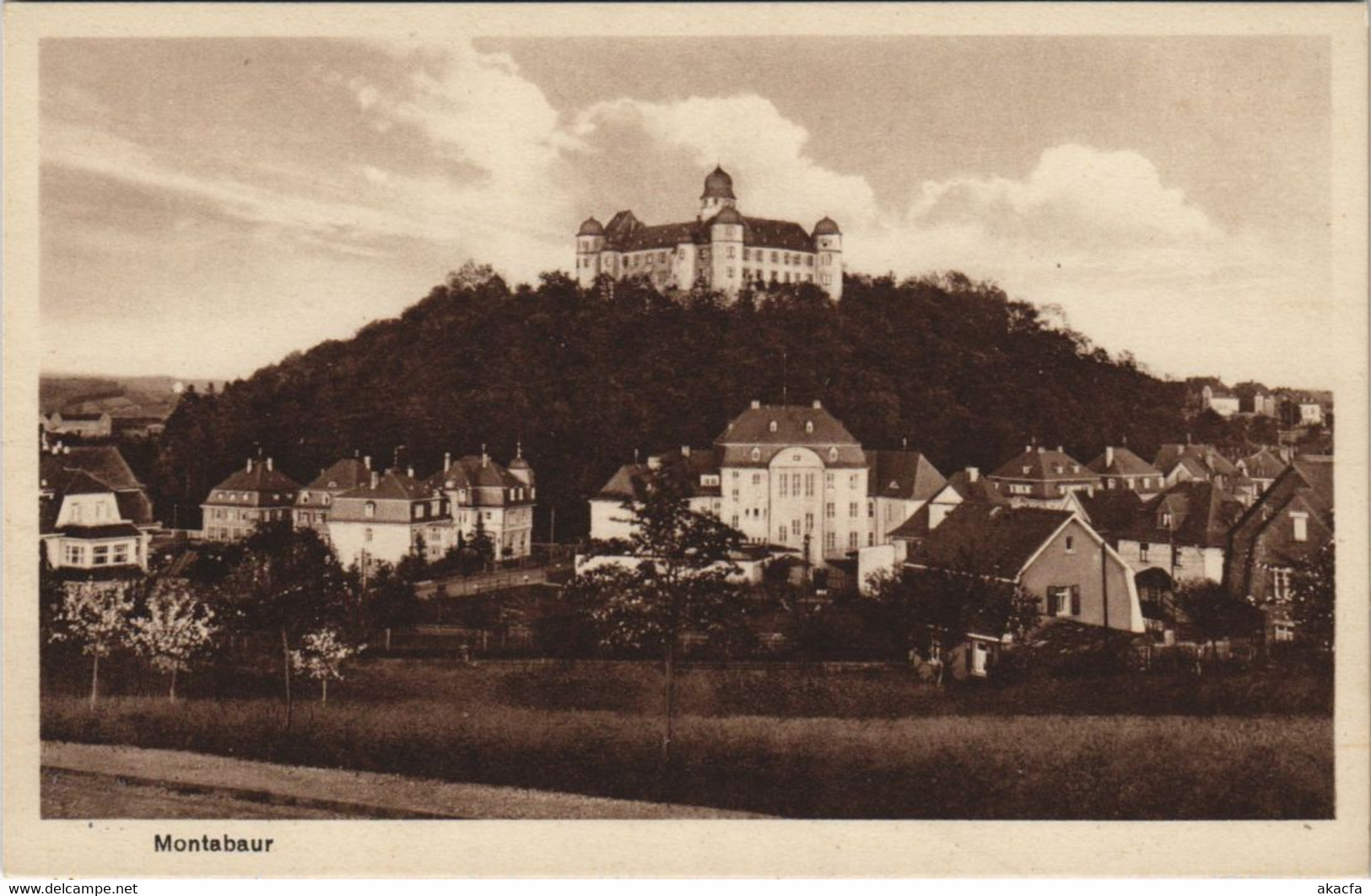 CPA AK Montabaur - Panorama Mit Schloss GERMANY (1069184) - Montabaur