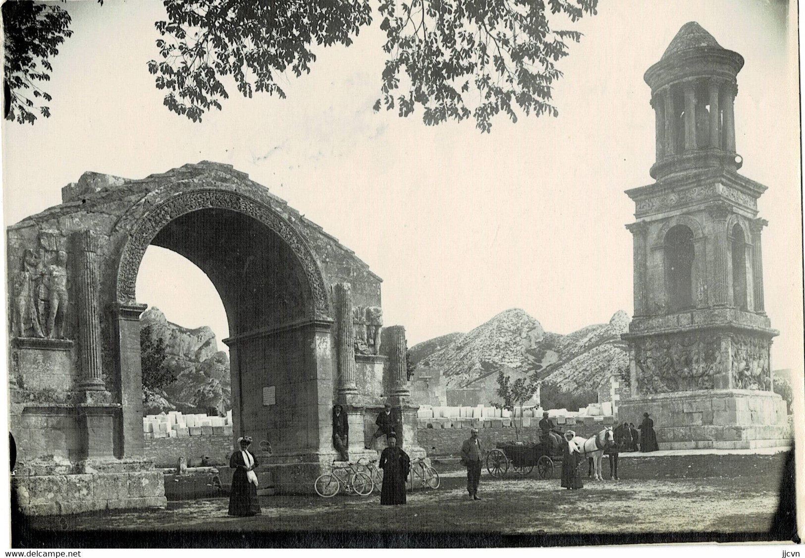 13 : Saint Rémy De Provence - Les Antiques -  Très Belle Photo Animée 1906 - (18cm X 13cm) - 1906 - Saint-Remy-de-Provence