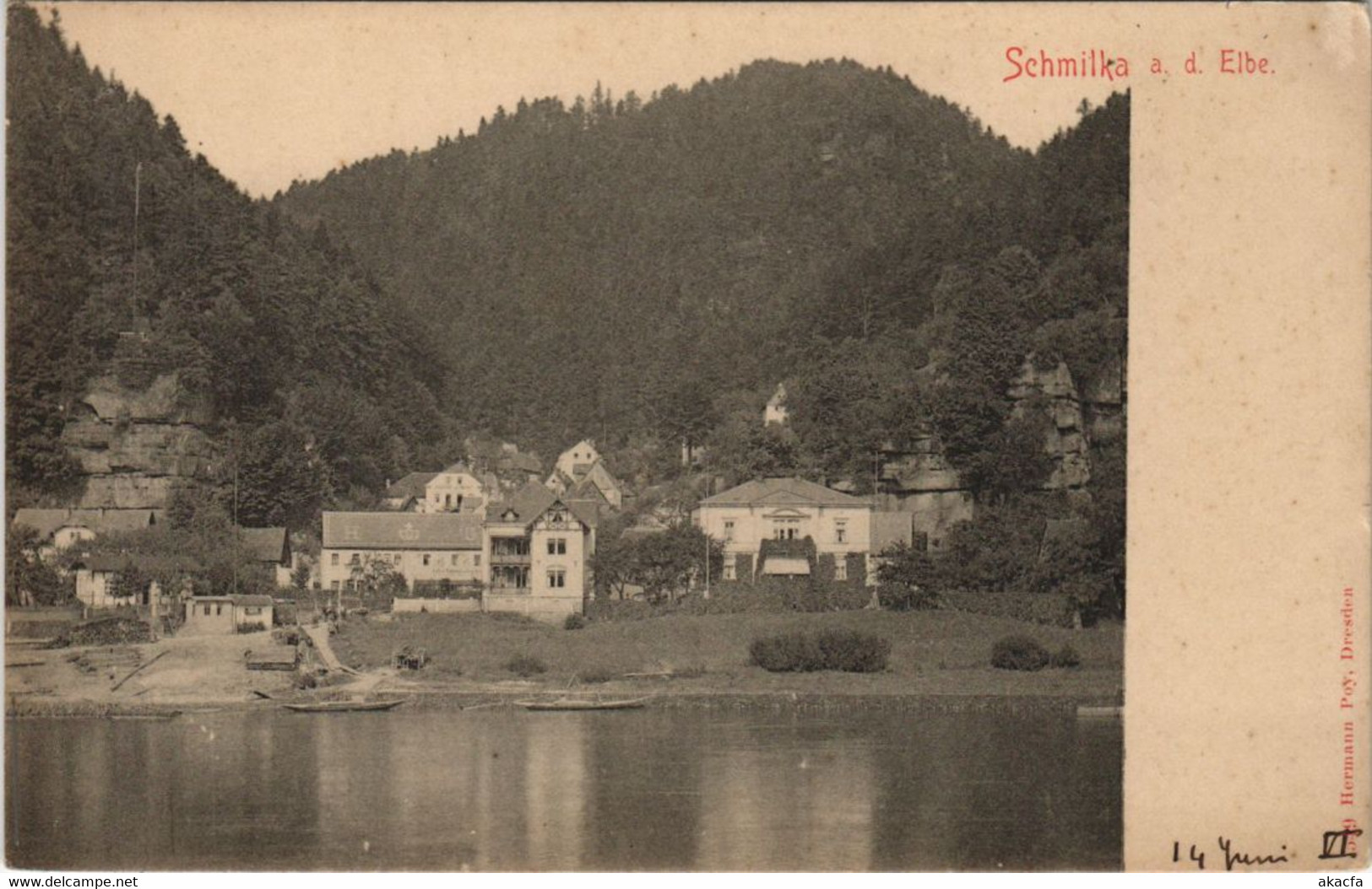 CPA AK Schmilka - Ansicht - View GERMANY (1080119) - Schmilka