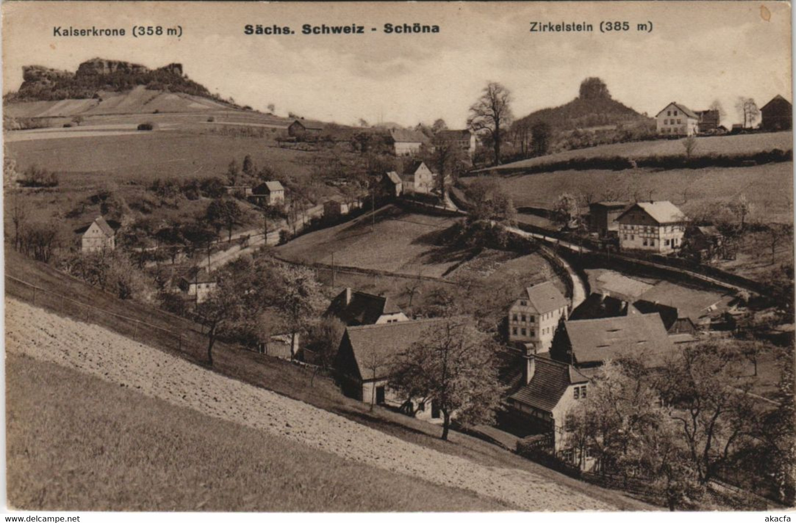 CPA AK Schona - Panorama GERMANY (1080150) - Schöna