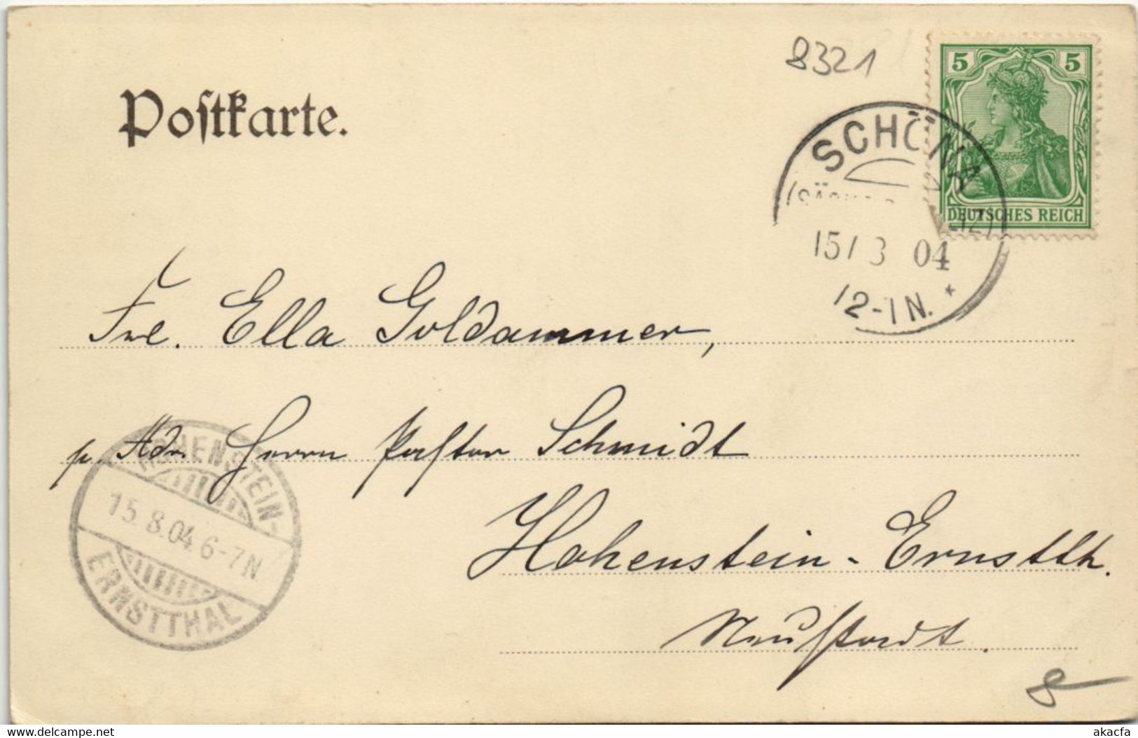 CPA AK Schona - Totalansicht GERMANY (1080158) - Schoena