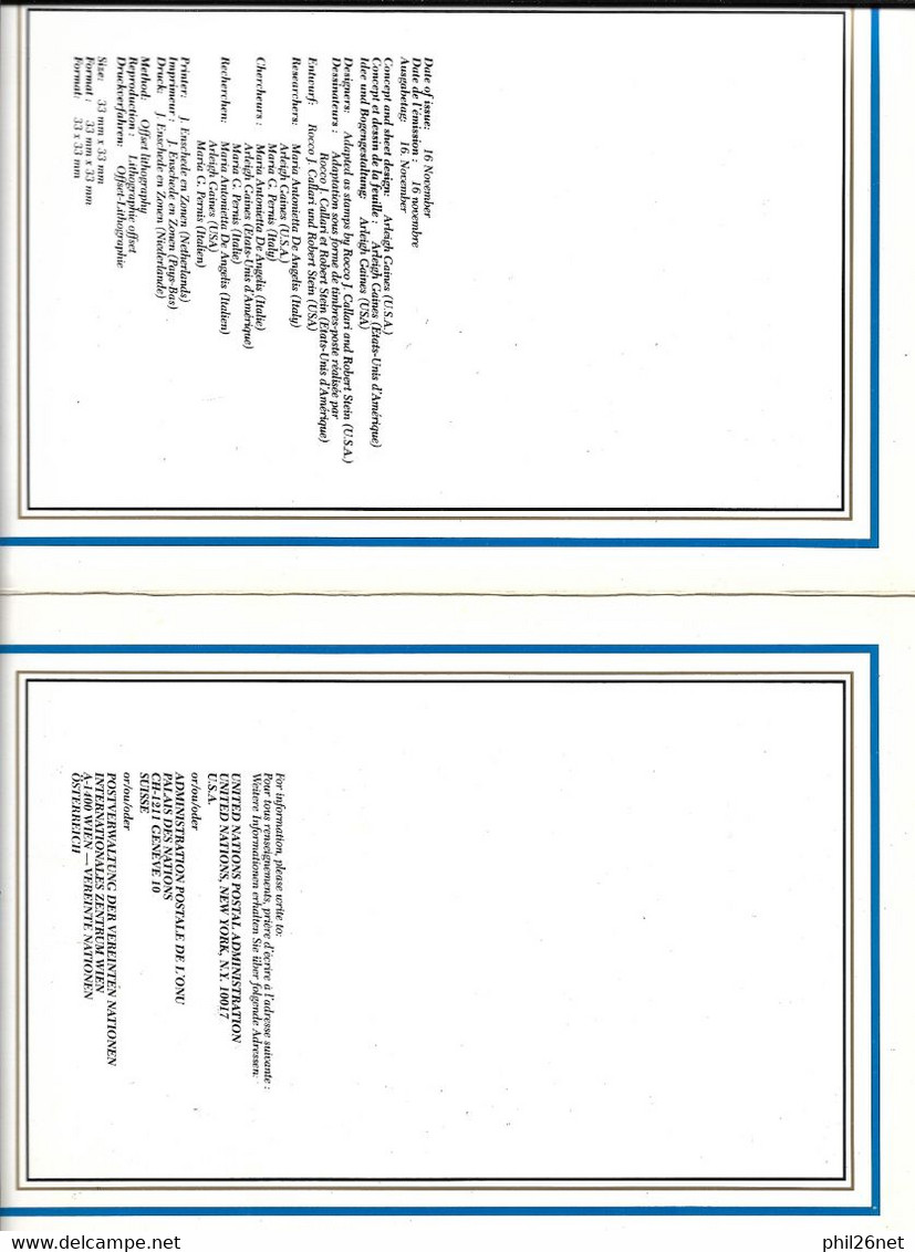 ONU Droits De L' Homme NY N°578 à 583 G N° 196 à 201 V N°112 à 117 Oblitérés 1er Jour 16/11/1990  Le Moins Cher Du Site - Emissions Communes New York/Genève/Vienne