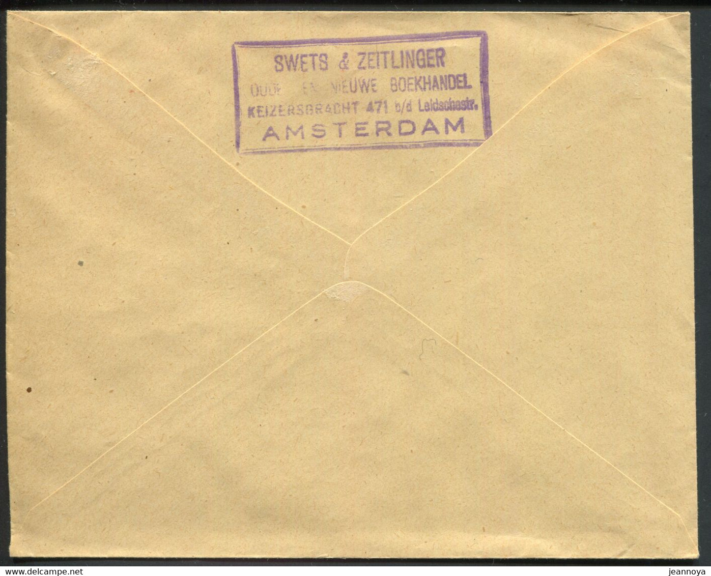 OISEAUX - PAYS BAS O.M. ROUGE " SWETS & ZEITLINGER " D'AMSTERDAM LE 10/11/1938 - TB - Oblitérations & Flammes