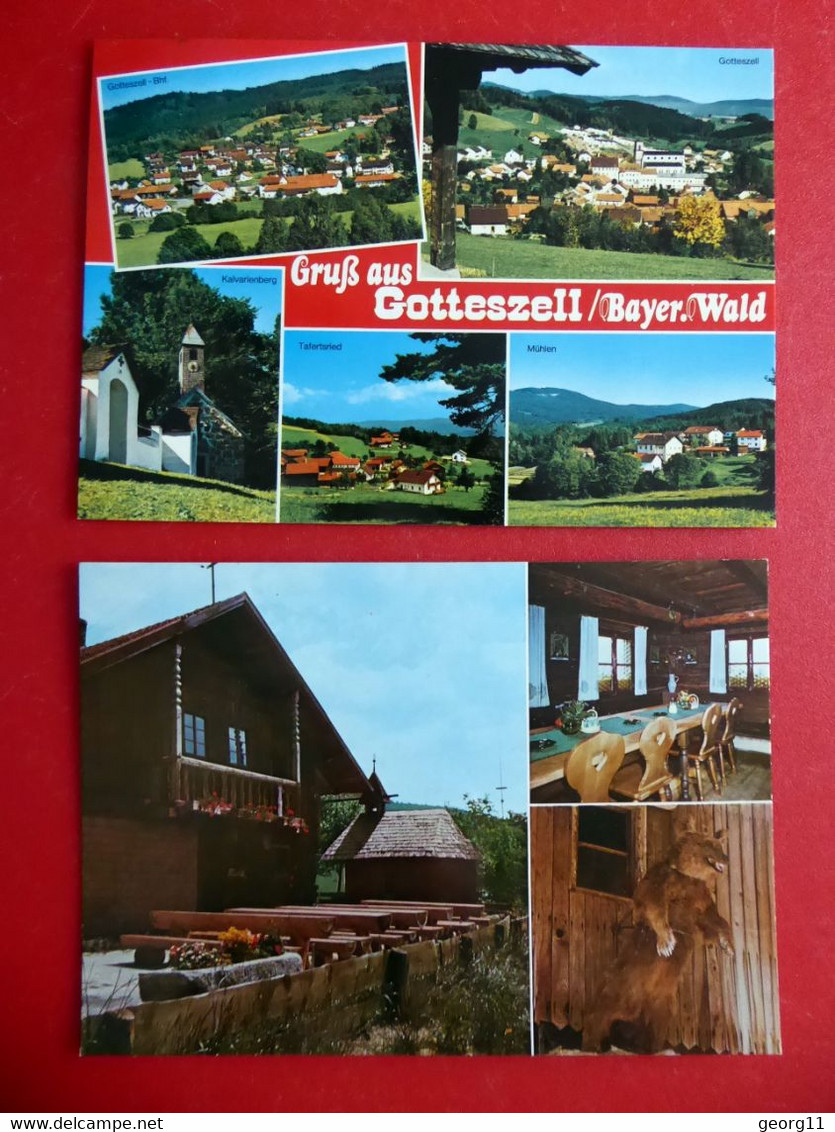 2 X Bayerischer Wald - Gotteszell - Lindberg Bauernhausmuseum Witshaus Zur Bärenhöhle, Zwiesel - Zwiesel