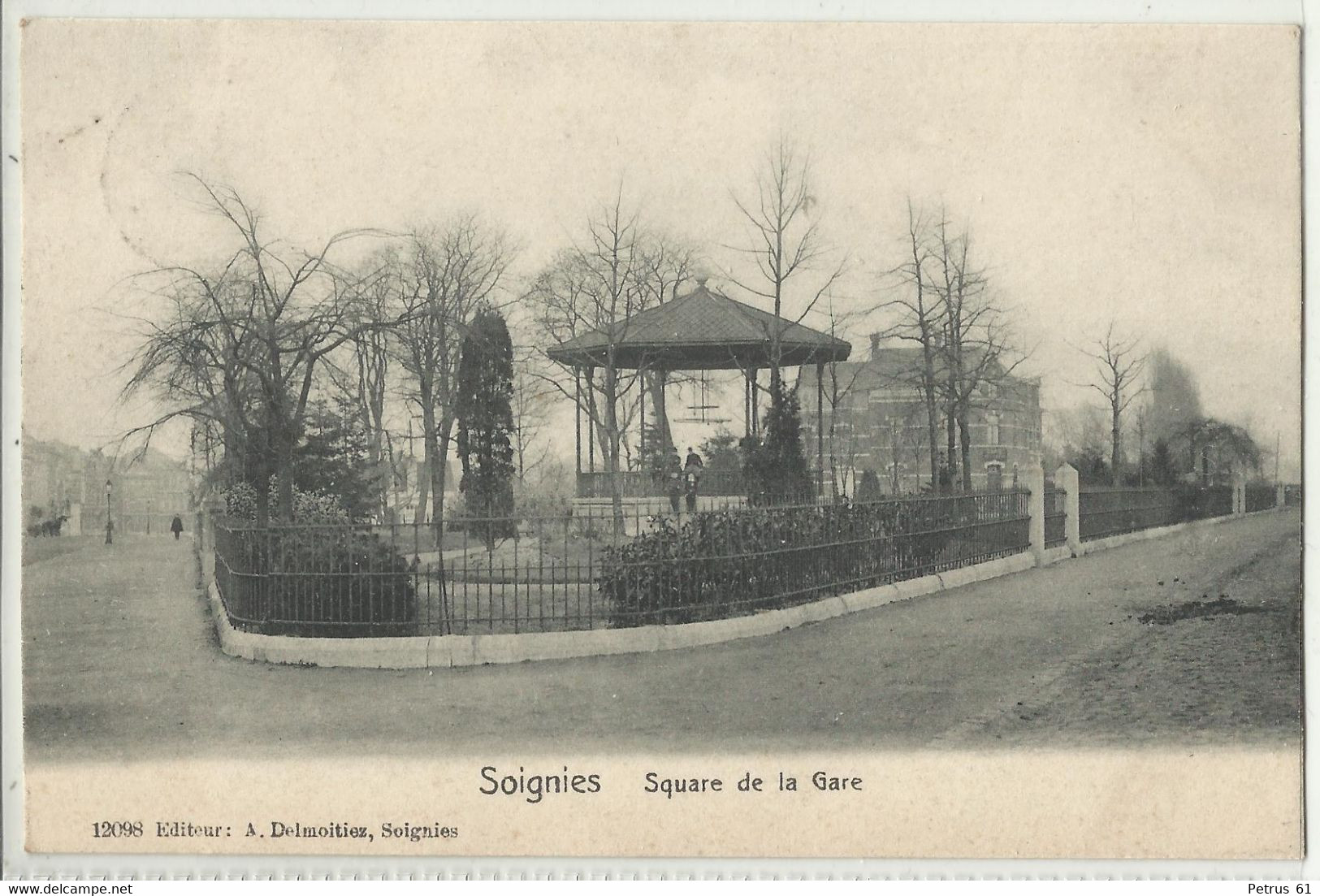 Soignies - Square De La Gare  1908 - Soignies
