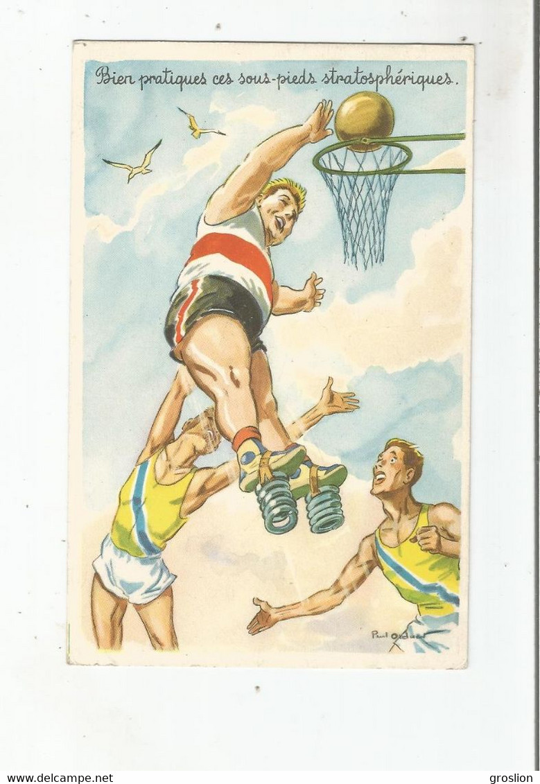 BASKET BALL ILLUSTRATION DE PAUL ORDNER 989 - Basketball