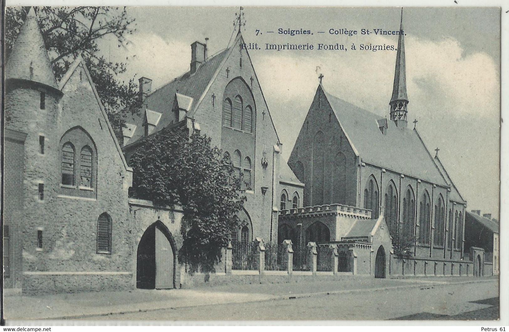 Soignies - Collège Saint Vincent (édition Fondu Rare) - Soignies