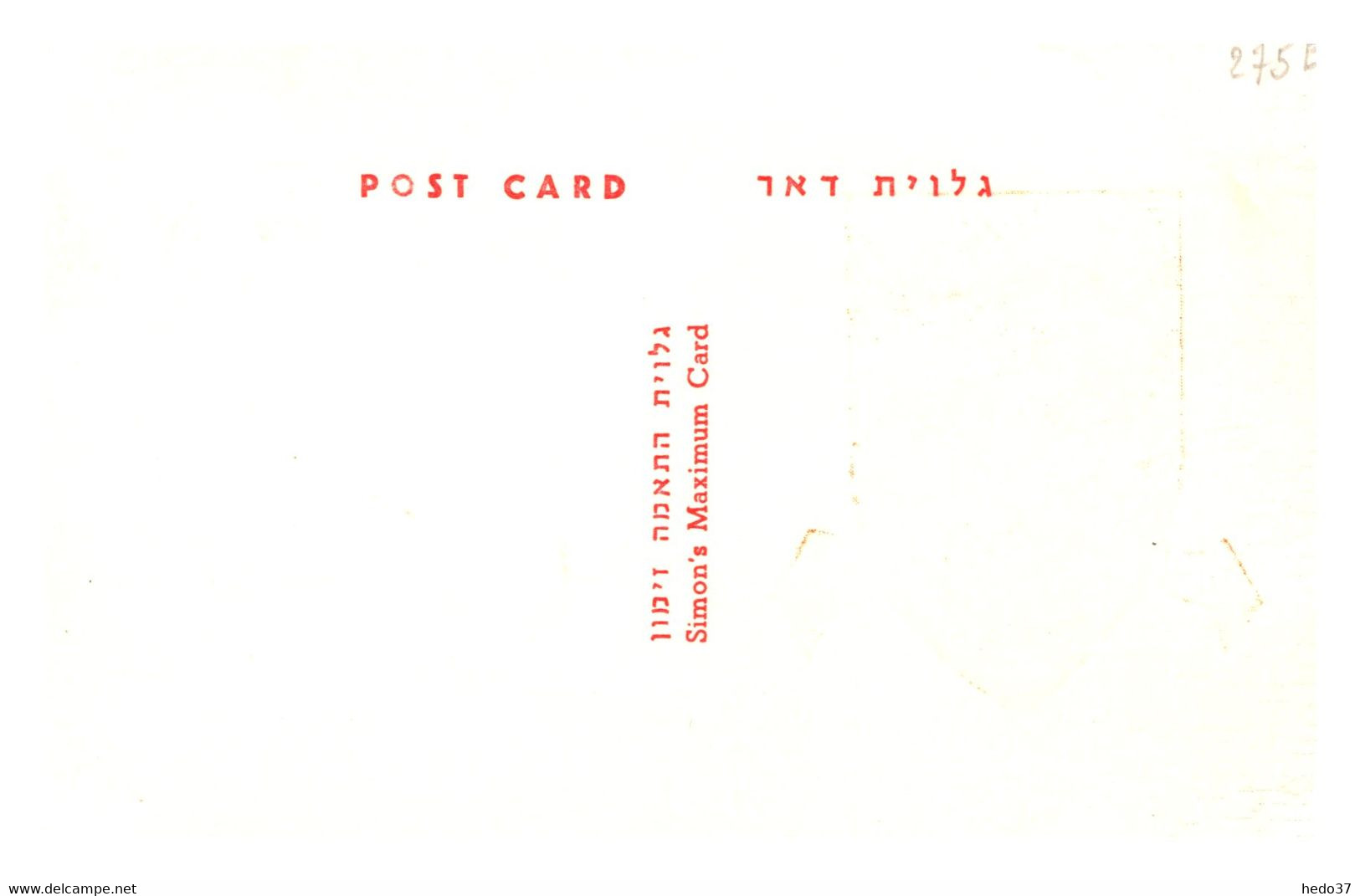 Israel - Carte Maximum - TB - Cartes-maximum