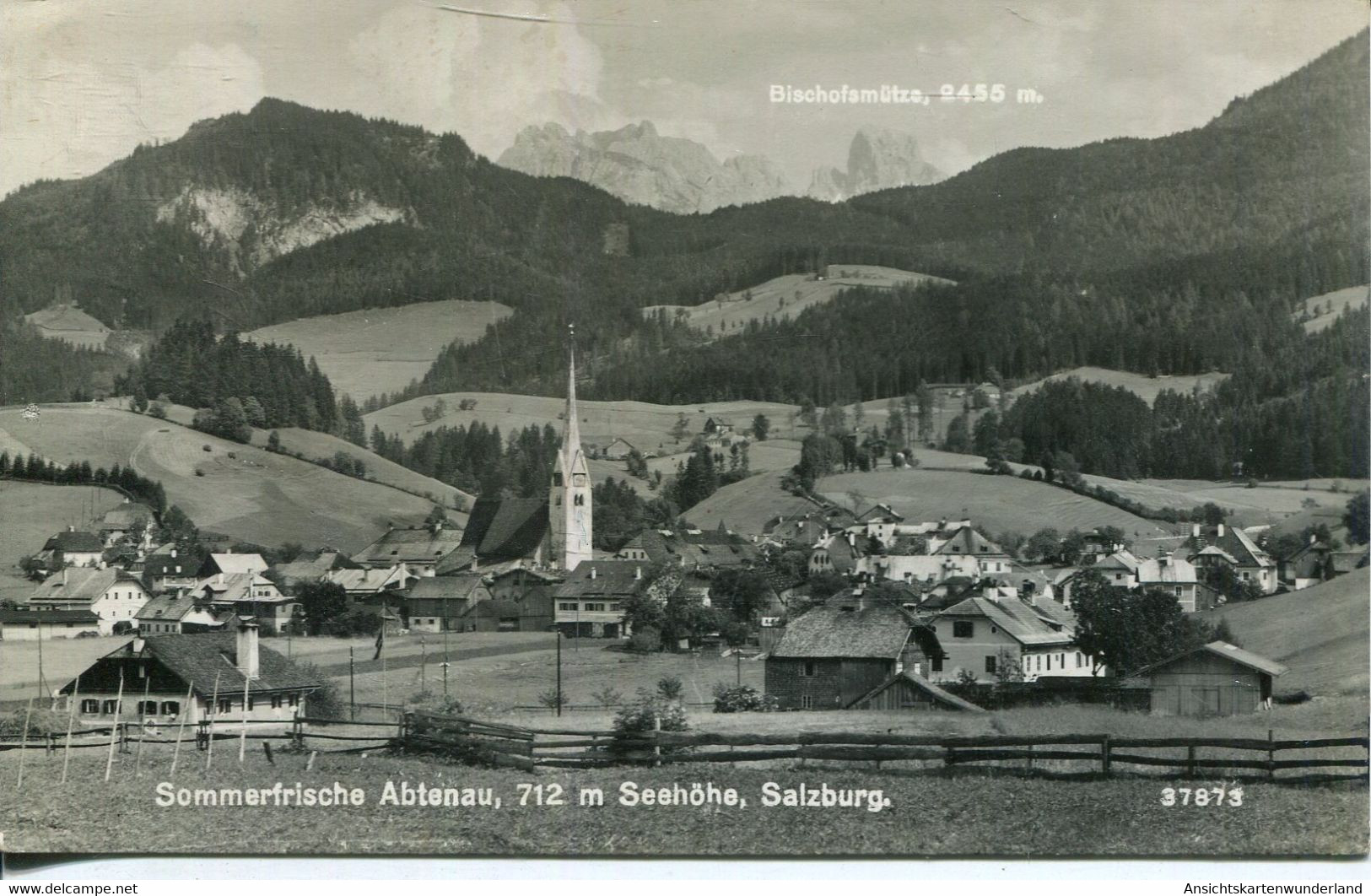 010018  Sommerfrische Abtenau  Gesamtansicht  1955 - Abtenau