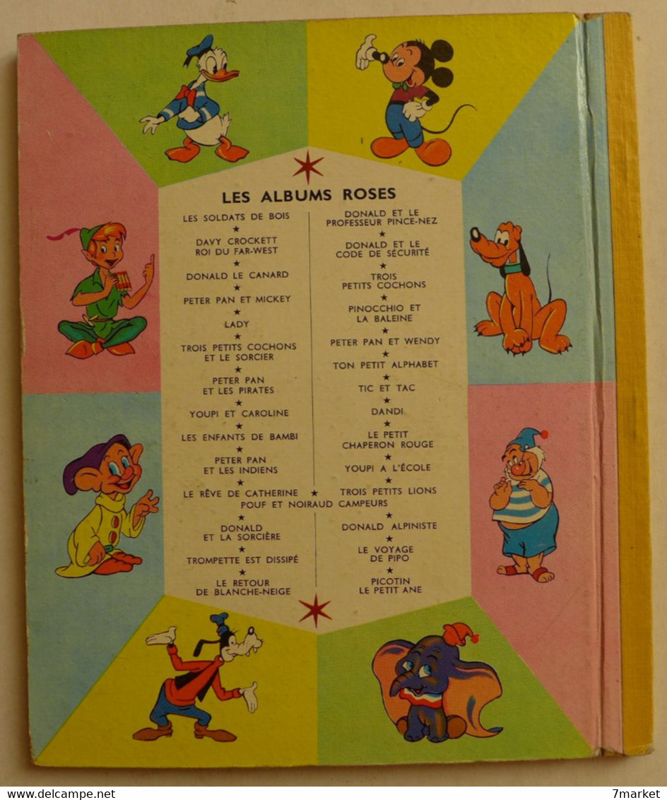 Walt Disney - Bongo Le Petit Ours / éd. Hachette, Collection "Les Albums Roses" - 1964 - Hachette