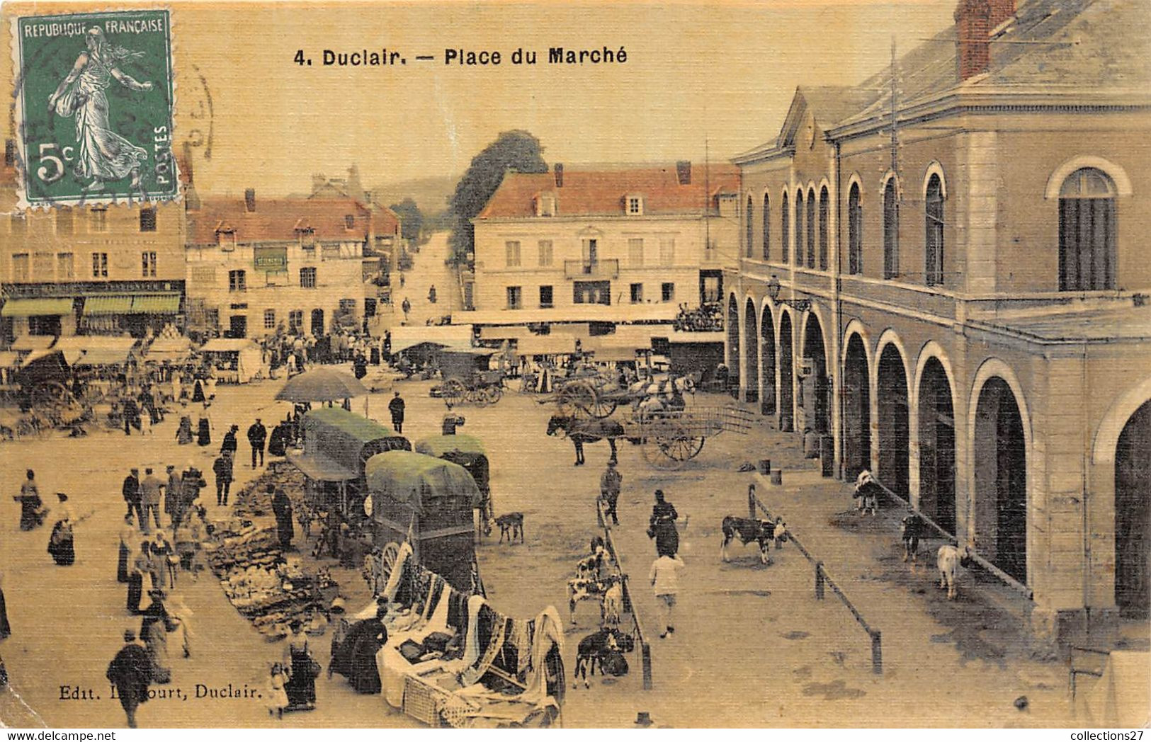76-DUCLAIR-PLACE DU MARCHE - Duclair