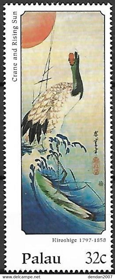 Palau - MNH ** 1997 :   Red-crowned Crane  -  Grus Japonensis - Kranichvögel