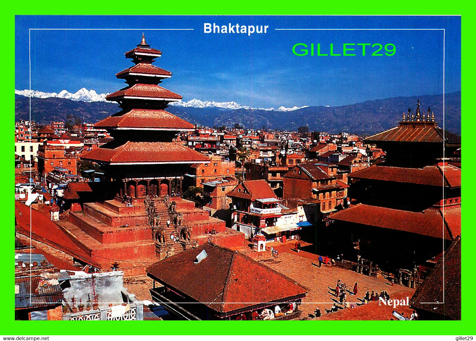 BHAKTAPUR, NÉPAL - NYATAPOLA & BHAIRAB TEMPLE - S. I. E. - PHOTO, B. M. CHETTRI - - Népal