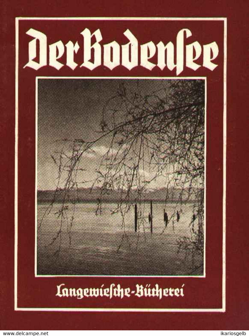 BODENSEE Kunstführer 1951 " Der Bodensee " Langewiesche-Bücherei Königstein Reiseziele Für Kunstfreunde - Kunst