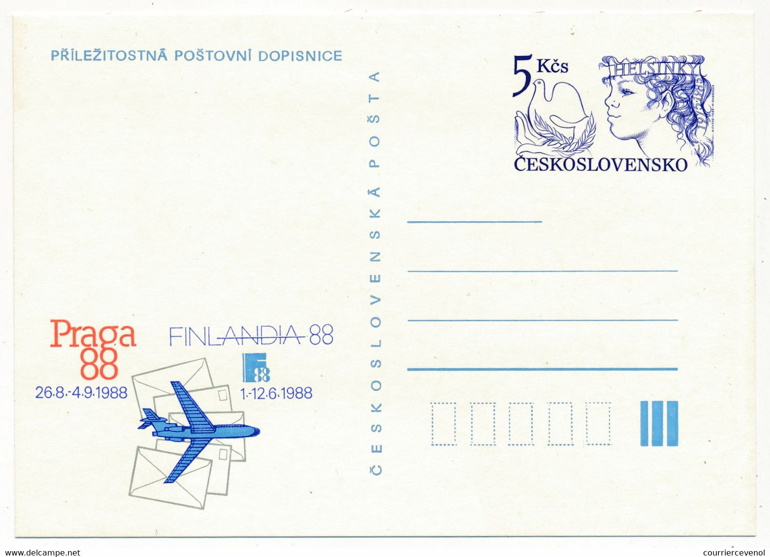 TCHECOSLOVAQUIE - Ensemble De 12 Cartes Postales (Entiers) Au Thème "PRAGA 88" - Tous Neufs Et SUP - Postales