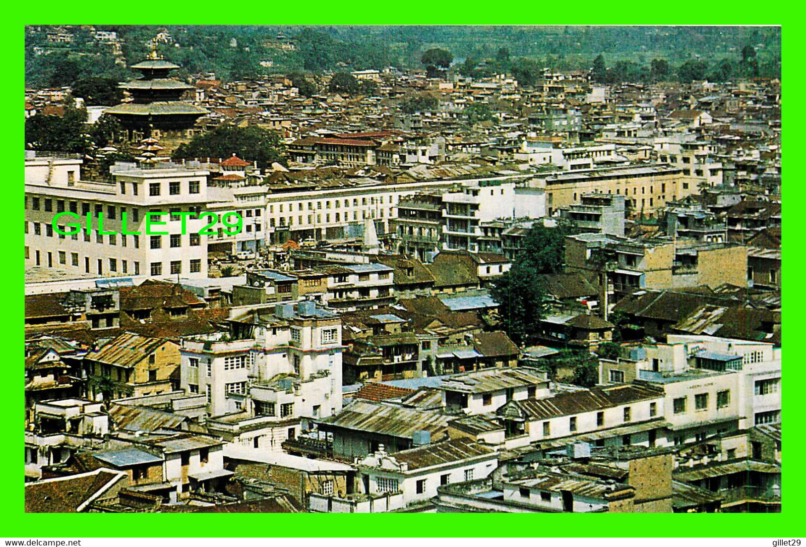 KATMANDU, NÉPAL - BIRD'S EYE VIEW OF THE CITY -  COTTAGE INDUSTRIES & HANDECRAFTS - - Népal