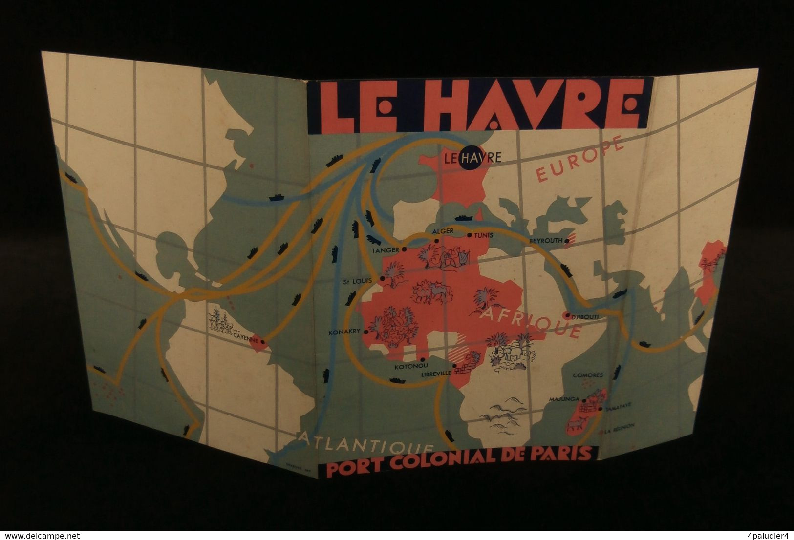( Seine-Maritime Colonies Françaises ) LE HAVRE, PORT COLONIAL DE PARIS Imprimerie DRAEGER  1930 - Non Classés
