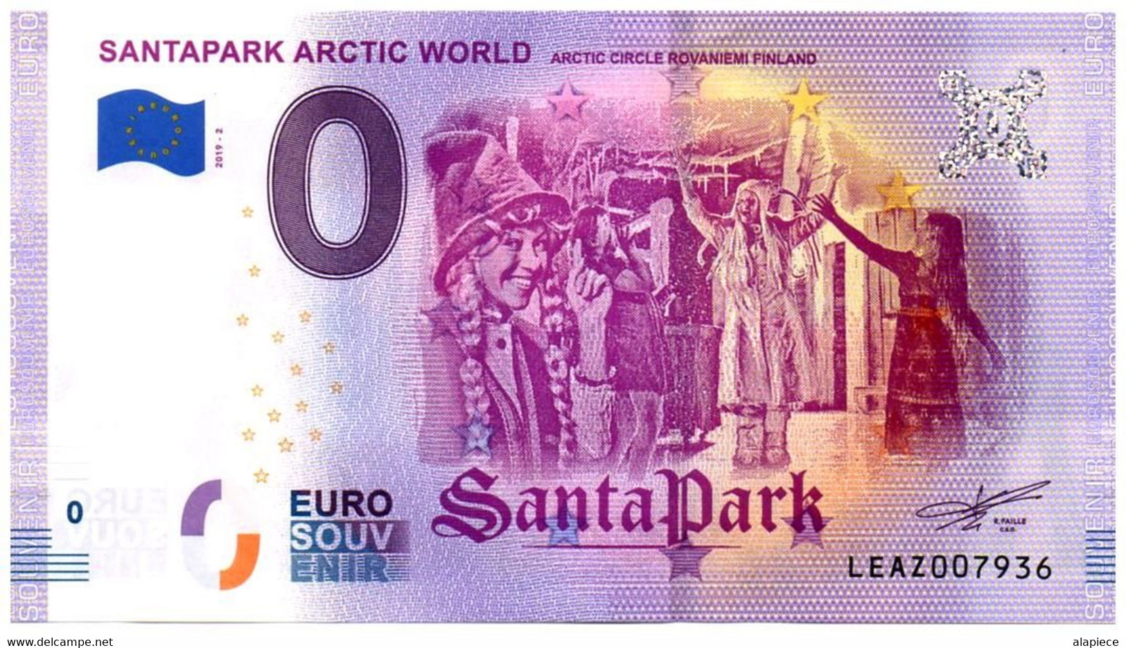 Billet Touristique - 0 Euro - Finlande - Santapark Arctic World - (2019-2) - Privatentwürfe