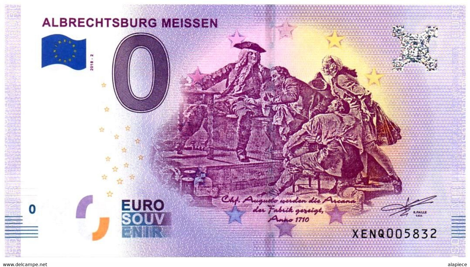 Billet Touristique - 0 Euro - Allemagne - Albrechtsburg Meissen - (2018-2) - Pruebas Privadas