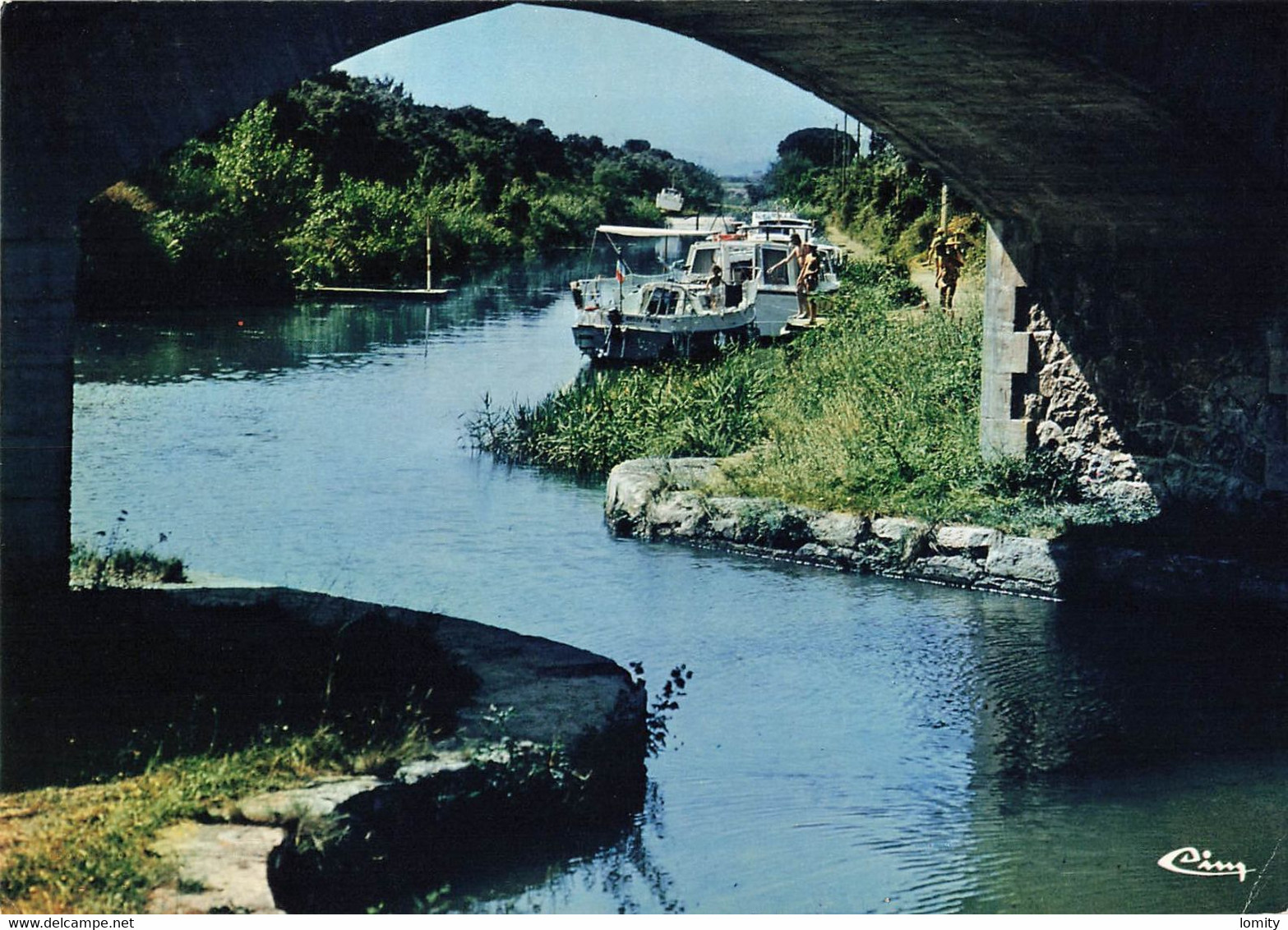 11 Salleles D' Aude Port Du Somail  CPM Bateau - Salleles D'Aude