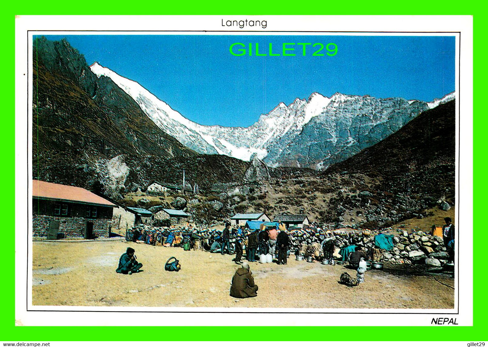 LANGTANG, NÉPAL - FROM KYANJI GUMBA, LAST STOP OF LANGTANG TREK - PHOTO, D. OSWIN - - Népal