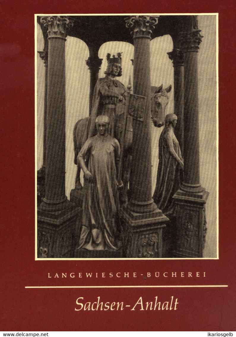 Sachsen-Anhalt Kunstführer 1960 " Bauwerke Land S.Anhalt. " Langewiesche-Bücherei Königstein Reiseziele F.Kunstfreunde - Arte