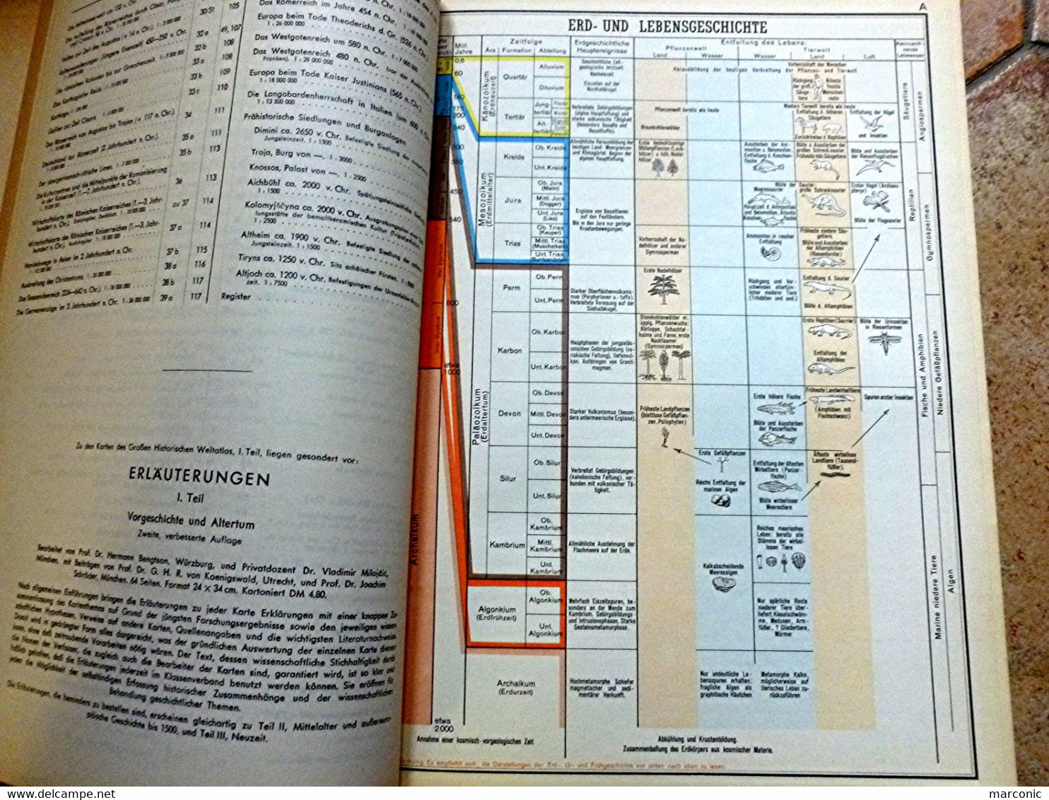 LIVRE - GROSSER HISTORISCHER WELTATLAS, 1954, Ester TEIL, Vorgeschichte Und Altertum - Maps Of The World