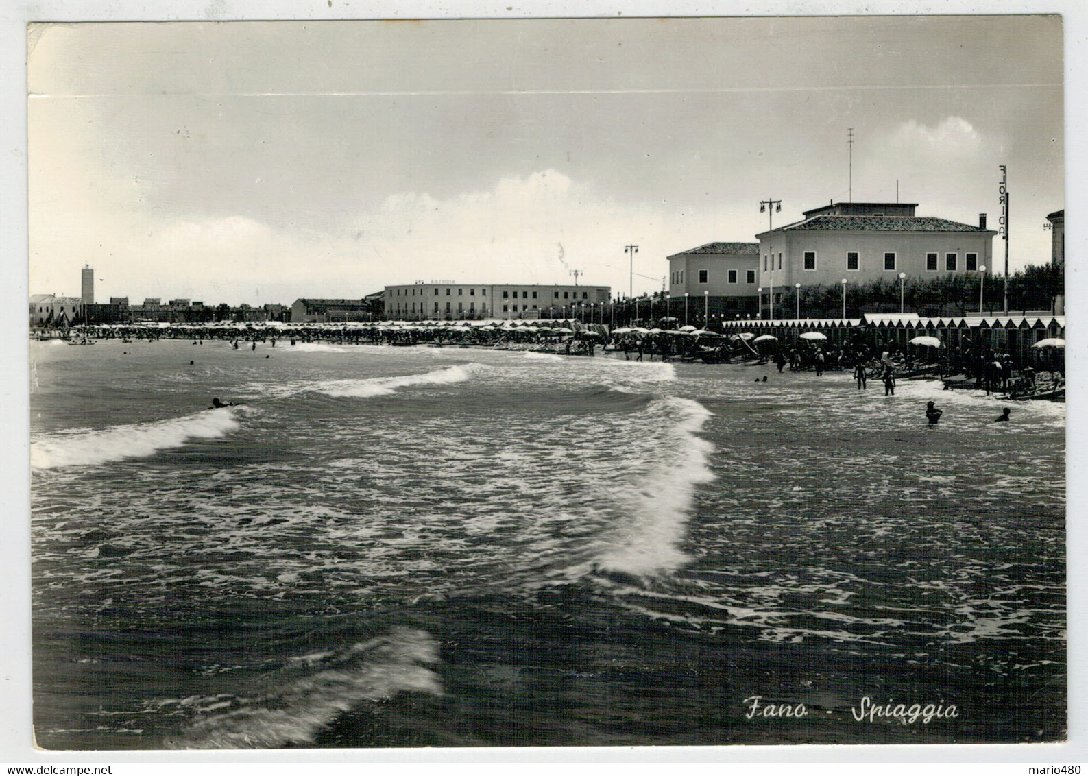 FANO    SPIAGGIA          (VIAGGIATA) - Fano