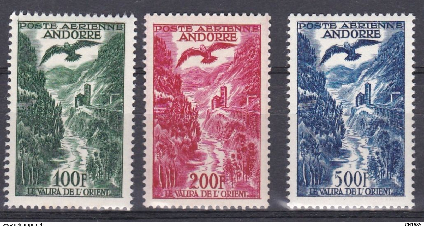 ANDORRE FRANCAIS :  PA 2-3-4 Neuf XX   Cote 200 € - Luchtpost
