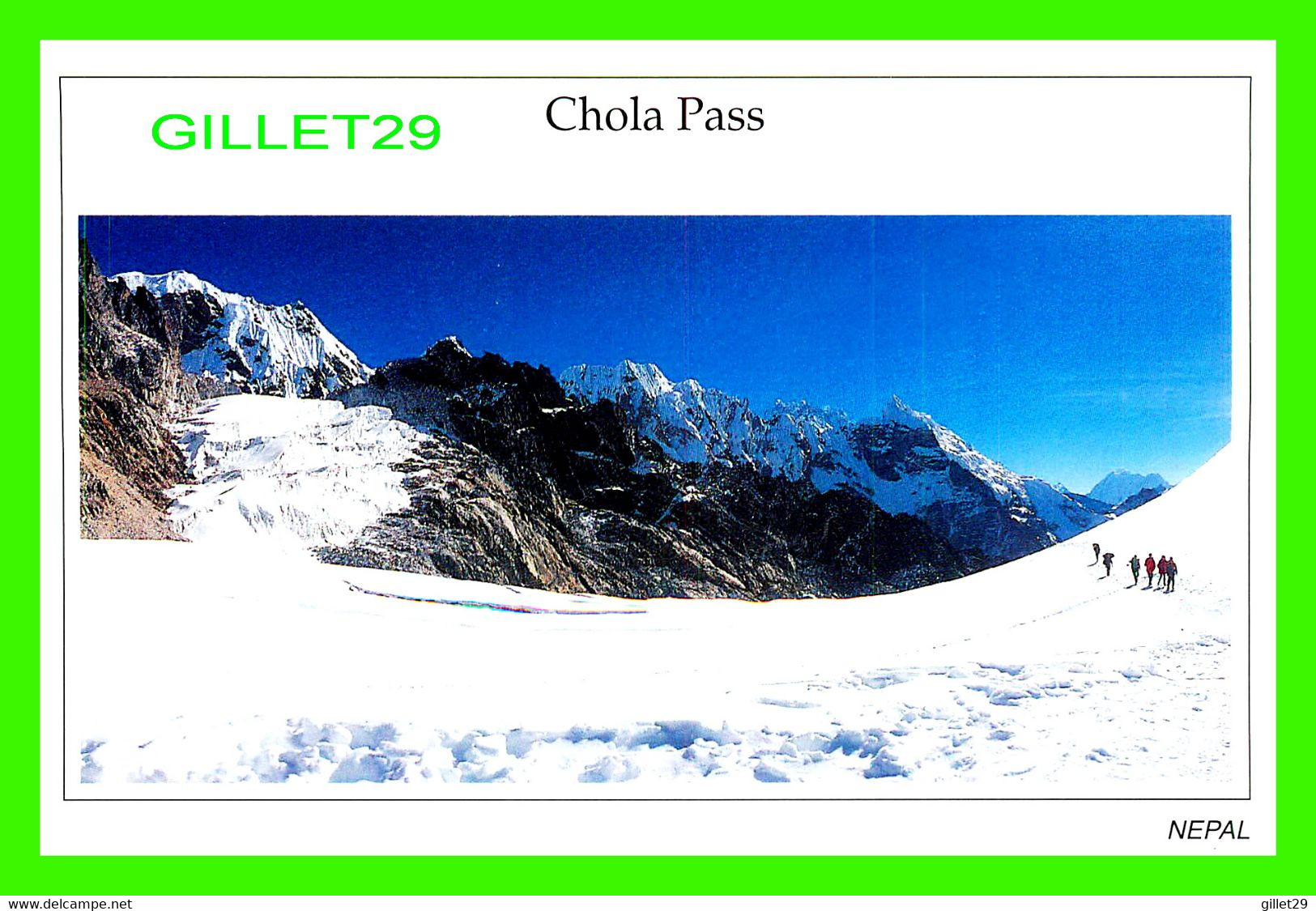 CHOLA PASS, NÉPAL - ANIMATED WITH PEOPLES - S. I. E. - PHOTO, SERGYI GUTIYEV - - Népal