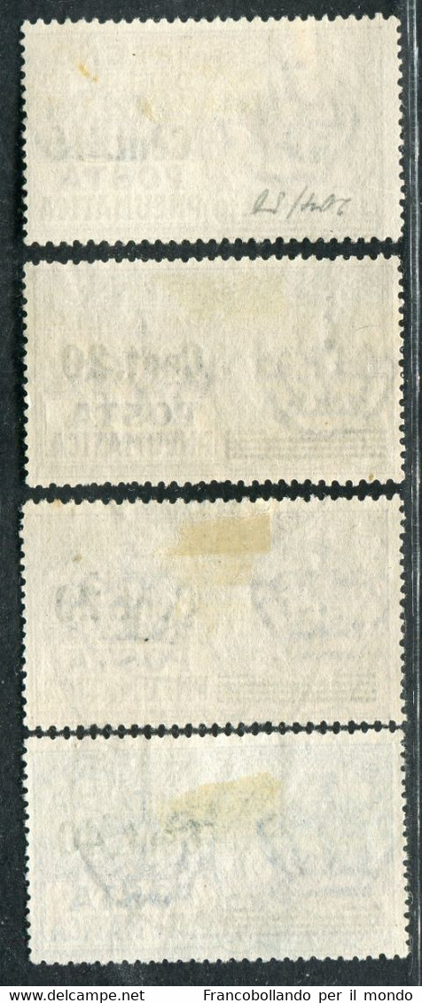 1924/25 Regno D'Italia Posta Pneumatica Set Usato N° S1901 - Correo Neumático