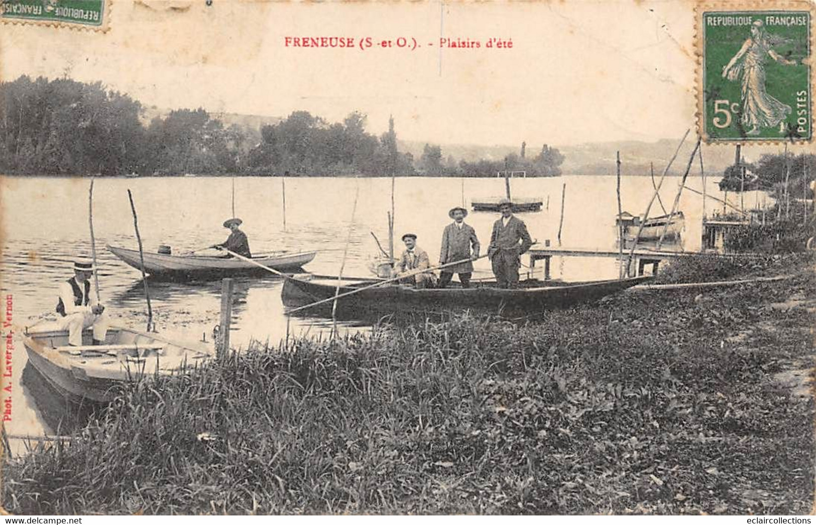 Freneuse        78                Bords De Seine . Plaisirs D'Eté              (voir Scan) - Freneuse