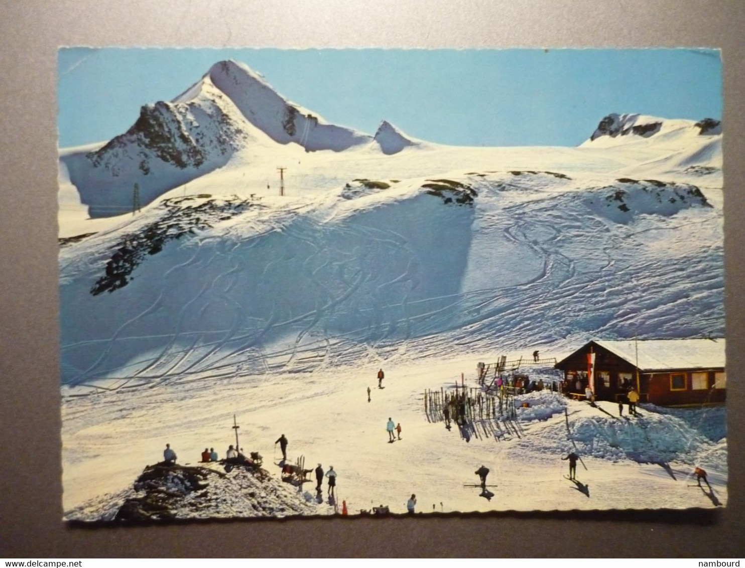 Gletscherbahnen Kaprun Berghaus Gletscherbahn Mit Kitzsteinhorn 3204 M Und Schmiedinger-Gletscher / Flamme Salzburg 1969 - Kaprun